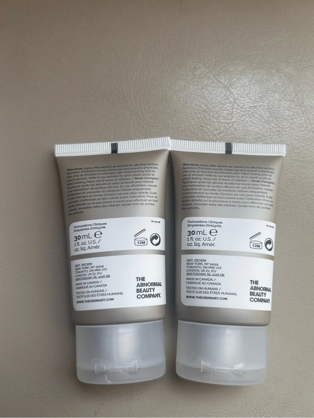 The Ordinary Natural Moisturizing Factors + HA Duo #3